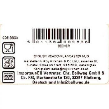 Preview: Roter Mohn English Meadow Becher Lancaster von Roy Kirkham 320ml